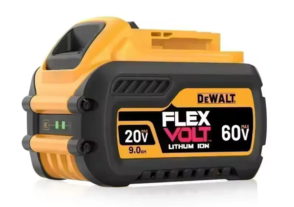 Dewalt 20V 6OV Lithium-lon Rechargeable Battery
9Ah