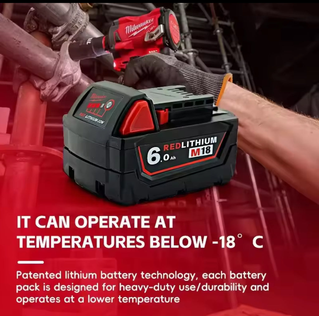 Milwaukee M18 battery 6.0Ah Li-ion battery