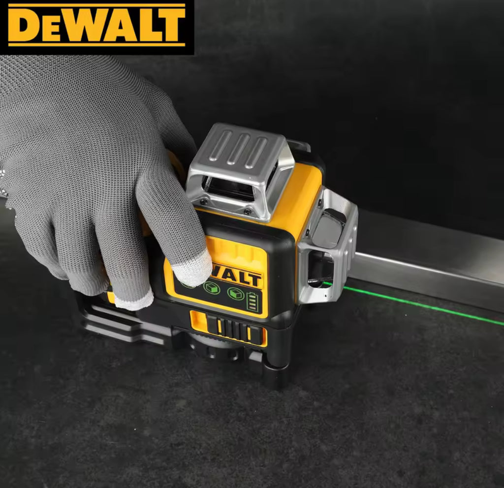Dewalt 360 Degree Vertical 12V Lithium Battery 12 Lines Laser Level 360 Horizontal Green Laser Tool