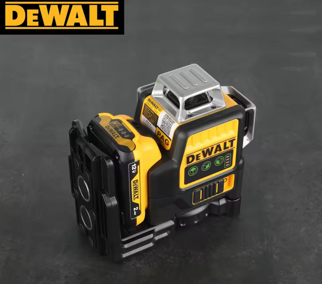 Dewalt 360 Degree Vertical 12V Lithium Battery 12 Lines Laser Level 360 Horizontal Green Laser Tool
